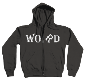 WORD GRAY HOODIE WORD GRAY HOODIE