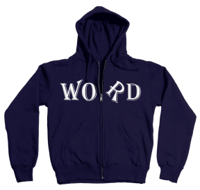 WORD NAVY HOODIE WORD NAVY HOODIE