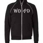 Word Piped Fleece Jacket Word Piped Fleece Jacket