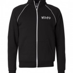 Word Piped Jacket - Left Print Word Piped Jacket - Left Print