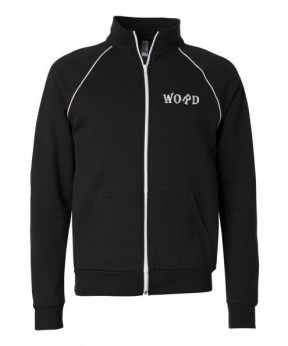 word piped jacket left