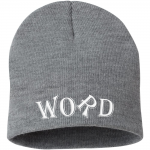 Word Gray Beanie Word Gray Beanie
